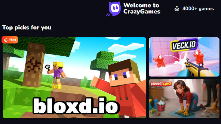 CrazyGames在线游戏直达_CrazyGames官网免费游戏中心